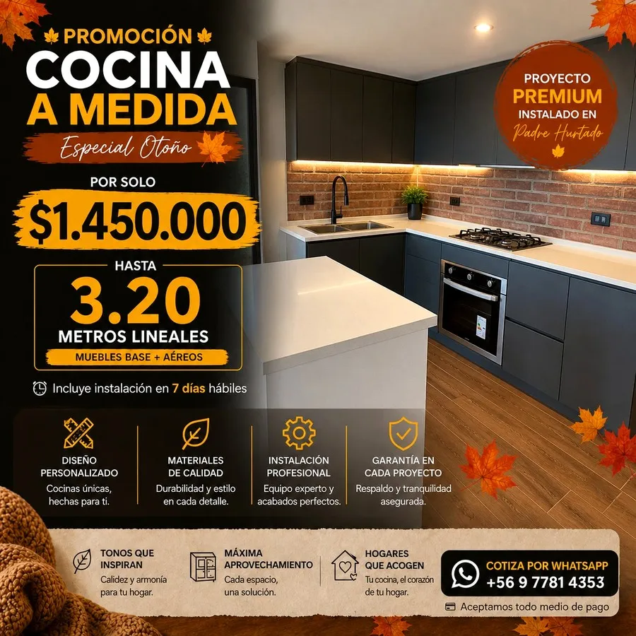Cocina a medida Padre Hurtado - StarsGood